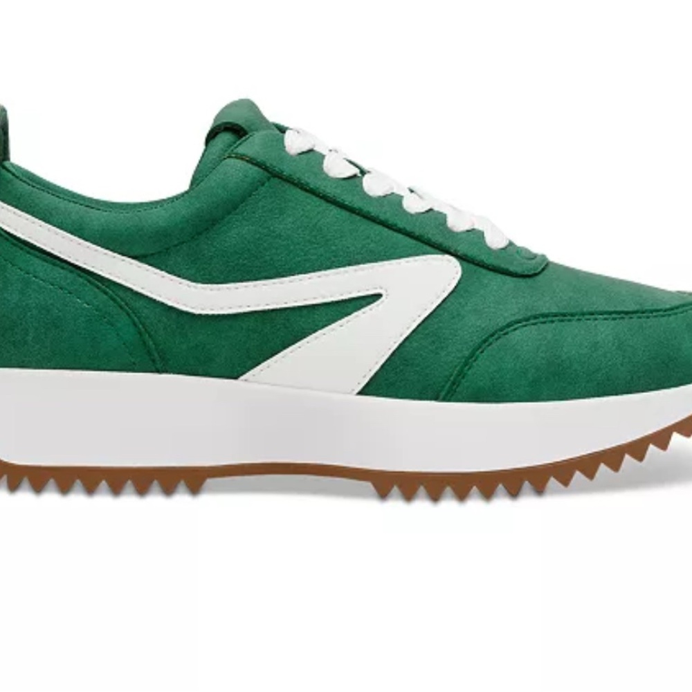DV by Dolce Vita Green and White Sneakers